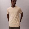 Camisola de gola redonda em algodão Supima Camisola de gola redonda em algodão Supima
