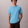 Camisola de gola redonda em algodão Supima Camisola de gola redonda em algodão Supima