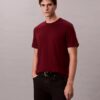 Camisola de gola redonda em algodão Supima Camisola de gola redonda em algodão Supima