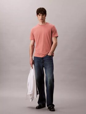 Camisola de gola redonda em algodão Supima