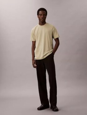 Camisola de gola redonda em algodão Supima
