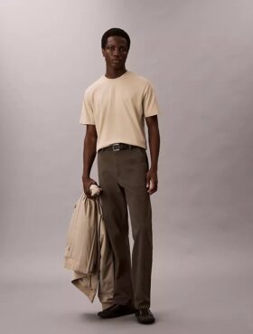 Camisola de gola redonda em algodão Supima