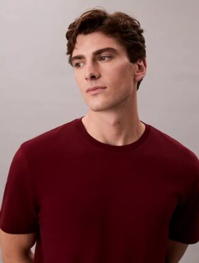 Camisola de gola redonda em algodão Supima