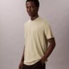 Camisola de gola redonda em algodão Supima Camisola de gola redonda em algodão Supima