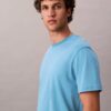 Camisola de gola redonda em algodão Supima Camisola de gola redonda em algodão Supima