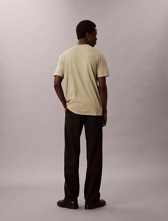 Camisola de gola redonda em algodão Supima Camisola de gola redonda em algodão Supima