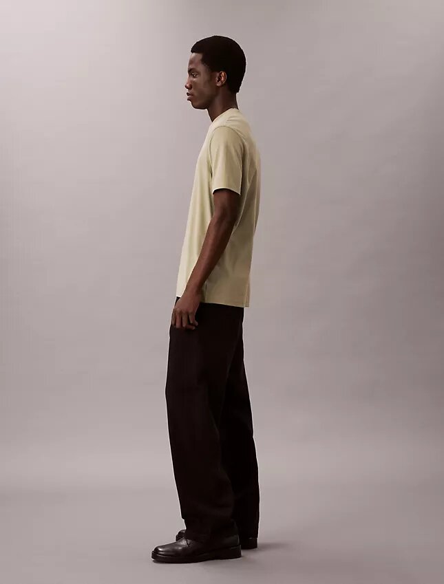 Camisola de gola redonda em algodão Supima Camisola de gola redonda em algodão Supima