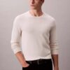 Camisola de gola redonda em mistura de merino extrafina Camisola de gola redonda em mistura de merino extrafina