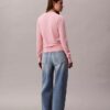 Camisola de gola redonda em mistura de merino extrafina Camisola de gola redonda em mistura de merino extrafina