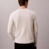 Camisola de gola redonda em mistura de merino extrafina Camisola de gola redonda em mistura de merino extrafina