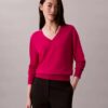 Camisola de Lã Merino com Decote em V Camisola de Lã Merino com Decote em V