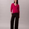 Camisola de Lã Merino com Decote em V Camisola de Lã Merino com Decote em V