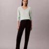 Camisola de Lã Merino com Decote em V Camisola de Lã Merino com Decote em V