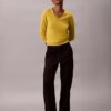 Camisola de Lã Merino com Decote em V Camisola de Lã Merino com Decote em V