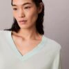 Camisola de Lã Merino com Decote em V Camisola de Lã Merino com Decote em V