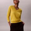 Camisola de Lã Merino com Decote em V Camisola de Lã Merino com Decote em V