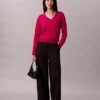 Camisola de Lã Merino com Decote em V Camisola de Lã Merino com Decote em V