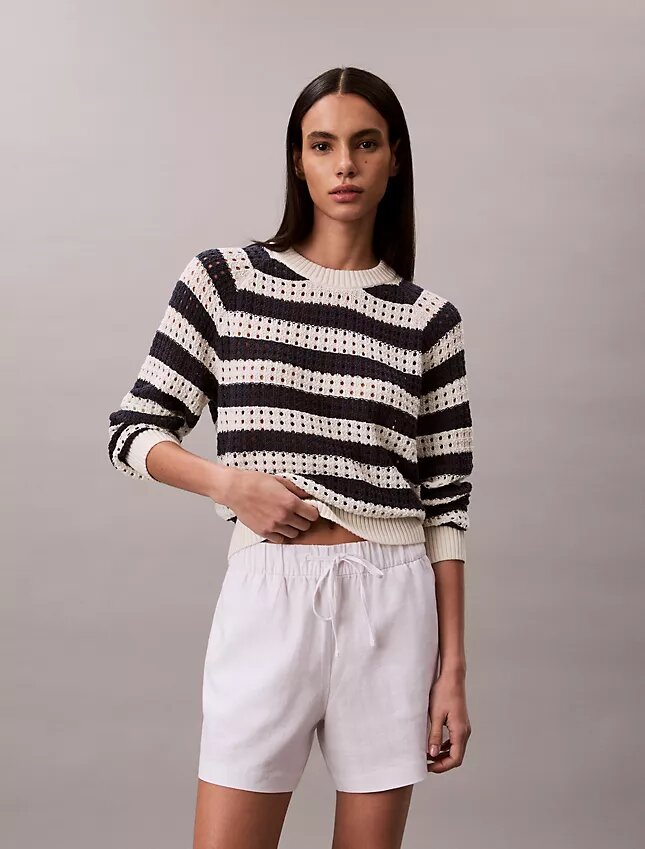 Camisola de malha aberta Camisola de malha aberta