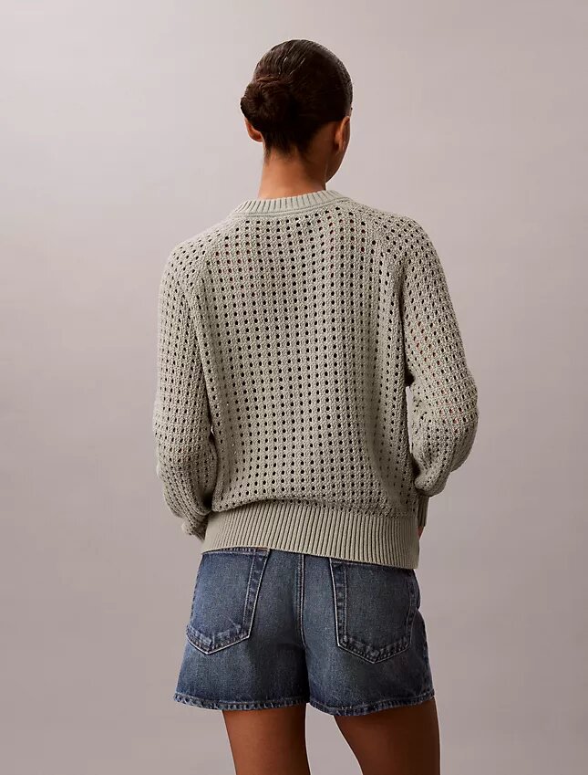 Camisola de malha aberta Camisola de malha aberta