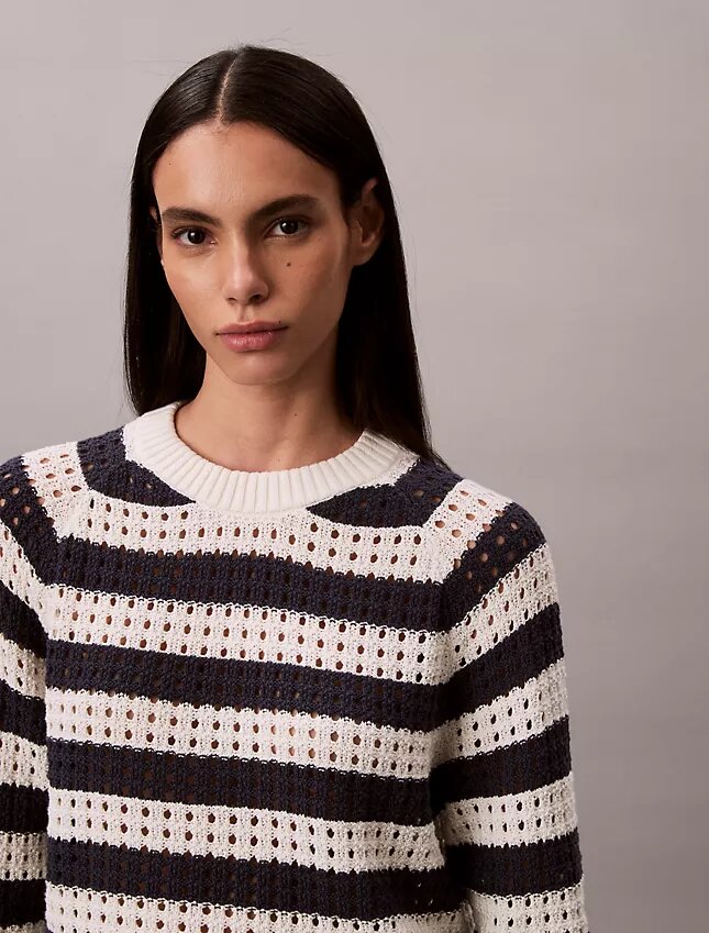 Camisola de malha aberta Camisola de malha aberta
