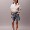 Camisola de malha polar com fecho de correr de um quarto e monograma Camisola de malha polar com fecho de correr de um quarto e monograma
