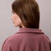 Camisola de malha polar com fecho de correr de um quarto e monograma Camisola de malha polar com fecho de correr de um quarto e monograma