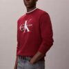 Camisola de malha polar com gola redonda Monologo Camisola de malha polar com gola redonda Monologo
