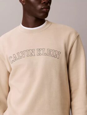 Camisola de malha polar com logótipo universitário