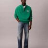 Camisola de malha polar premium com fecho de correr de um quarto Camisola de malha polar premium com fecho de correr de um quarto