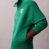 Camisola de malha polar premium com fecho de correr de um quarto Camisola de malha polar premium com fecho de correr de um quarto