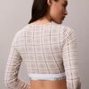 Camisola de manga comprida com forro leve em algodão Modal Bralette Icon