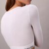 Camisola de manga comprida com forro leve em algodão Modal Bralette Icon