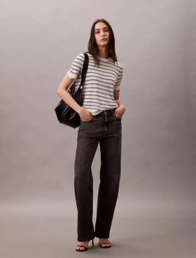 Camisola de manga curta em viscose