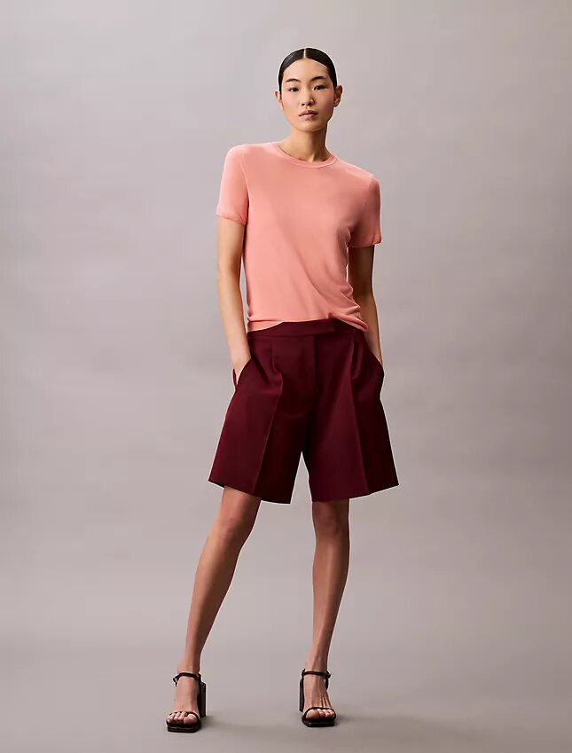 Camisola de manga curta em viscose Camisola de manga curta em viscose