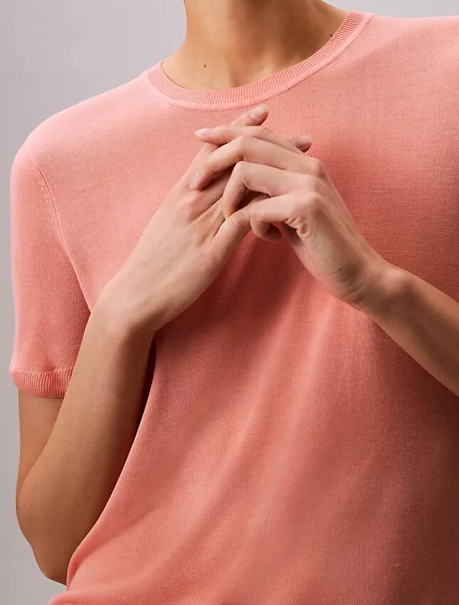 Camisola de manga curta em viscose Camisola de manga curta em viscose