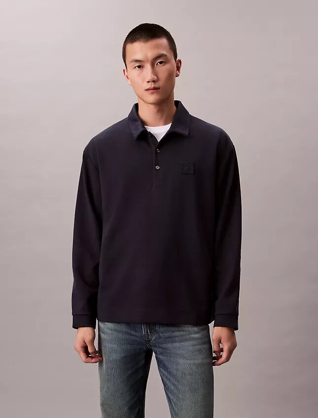 Camisola Descontraída com Emblema Camisola Descontraída com Emblema