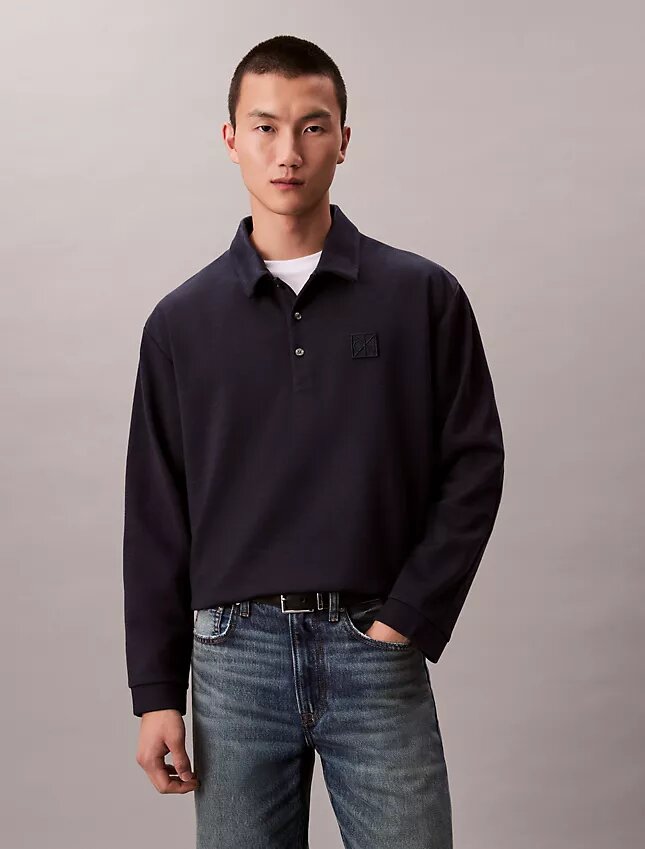Camisola Descontraída com Emblema Camisola Descontraída com Emblema