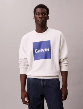 Camisola Descontraída com Logótipo em Moletom