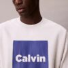 Camisola Descontraída com Logótipo em Moletom Camisola Descontraída com Logótipo em Moletom