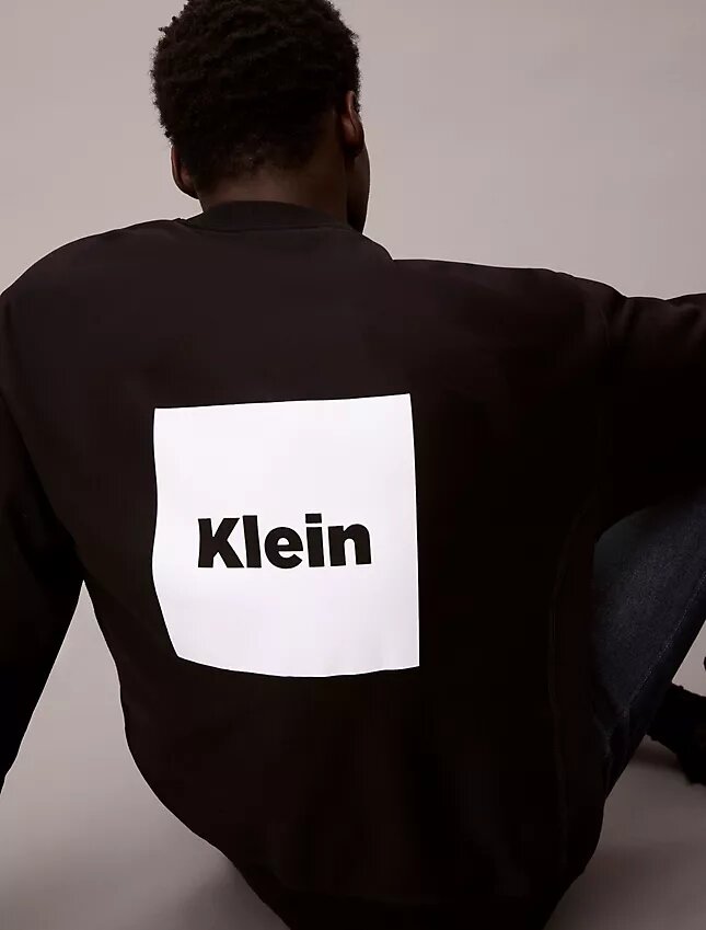 Camisola Descontraída com Logótipo em Moletom Camisola Descontraída com Logótipo em Moletom