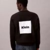 Camisola Descontraída com Logótipo em Moletom Camisola Descontraída com Logótipo em Moletom