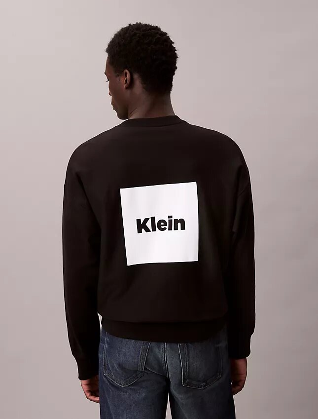 Camisola Descontraída com Logótipo em Moletom Camisola Descontraída com Logótipo em Moletom
