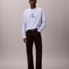 Camisola Descontraída em Felpa Premium com Logótipo Monogram Camisola Descontraída em Felpa Premium com Logótipo Monogram