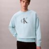 Camisola Descontraída em Felpa Premium com Logótipo Monogram Camisola Descontraída em Felpa Premium com Logótipo Monogram
