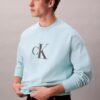 Camisola Descontraída em Felpa Premium com Logótipo Monogram Camisola Descontraída em Felpa Premium com Logótipo Monogram