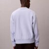 Camisola Descontraída em Felpa Premium com Logótipo Monogram Camisola Descontraída em Felpa Premium com Logótipo Monogram
