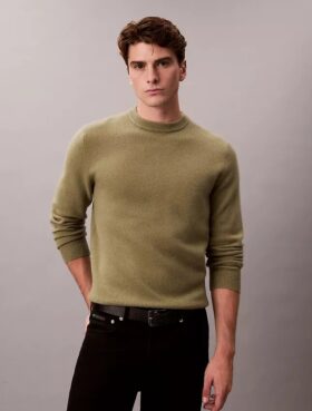 Camisola Descontraída em Lã Merino
