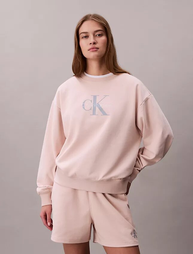 Camisola Descontraída em Malha Felpuda com Monólogo Camisola Descontraída em Malha Felpuda com Monólogo