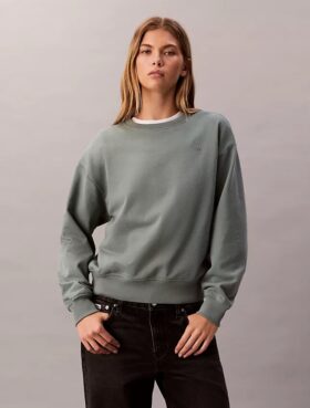Camisola Descontraída em Moletom com Logótipo Archive