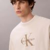 Camisola Descontraída em Tecido Felpudo Premium com Logótipo Monogram